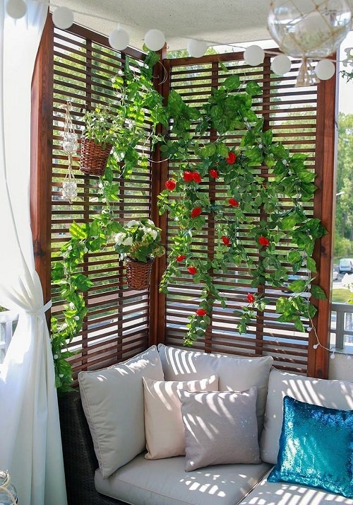 DIY Trellis Ideas for Balcony Gardens 4